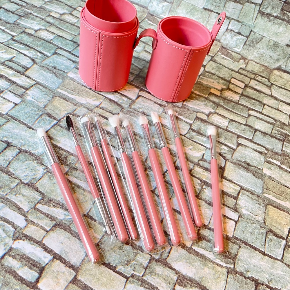 All About Eyes Brush Pink Set